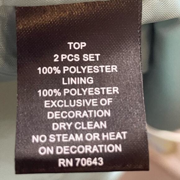 Jessica Howard Mint Green Beaded Dress and Coat Blazer Jacket, 2 Piece Set - Picture 7 of 7